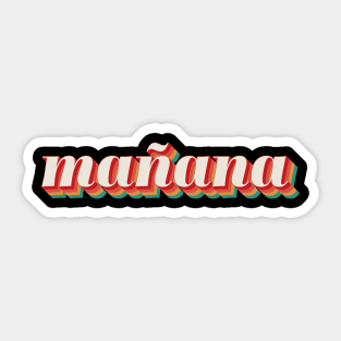 Manana Sticker